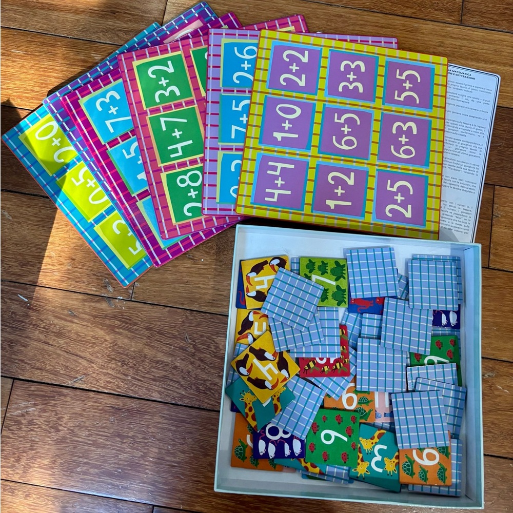 eeBoo Simple Math Bingo Game - Picture 2 of 3